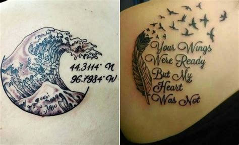 deceased husband remembrance tattoos for husband|15 Memorial Tattoos For Your Husband